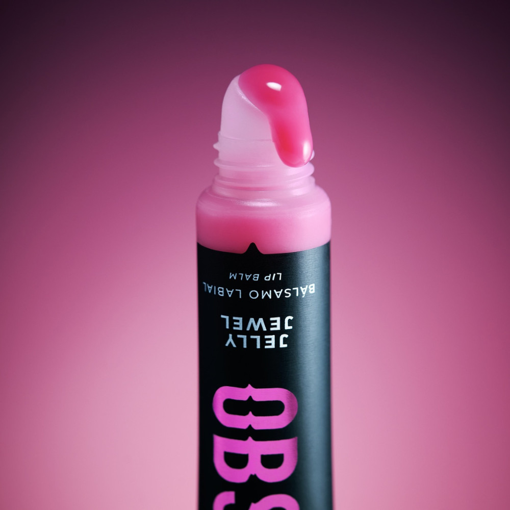 Lip Balm Gloss Labial Obsidian 10ml Jelly Jewel Tiger Eye Jasper Onix Rhodonite Ruby Rose Brilho Hidratação Profunda · foto 2