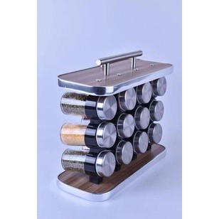 Porta Temperos com 12 potes em Oferta na Shopee