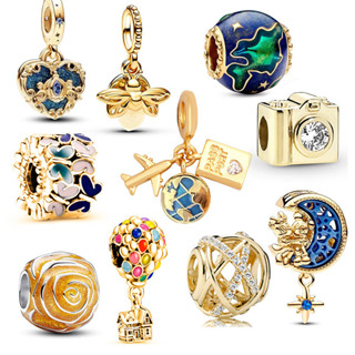 Novo Charme Berloque Prata 925 Pingente Aço Inoxidável Contas Jóias DIY Lindo Presente Pulseira Colar Acessórios em Oferta na Shopee
