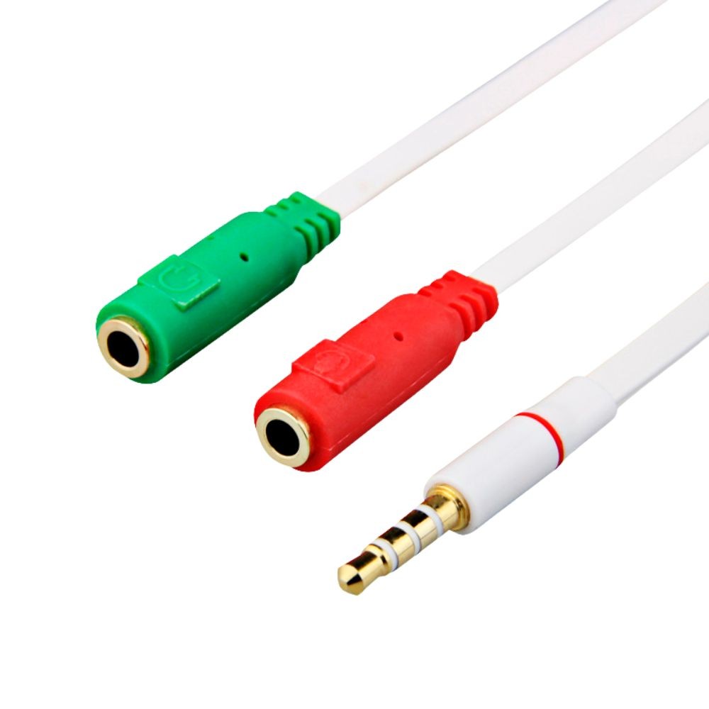 Cabo Adaptador P3 Para P2  Entrada de Áudio Microfone Headset Pc Ps4 Caixa Som Tablet Celular