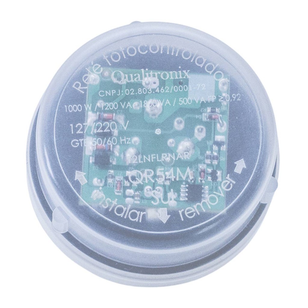 Relé Fotocélula Sensor Para Base 3 Pinos Bivolt Qualitronix