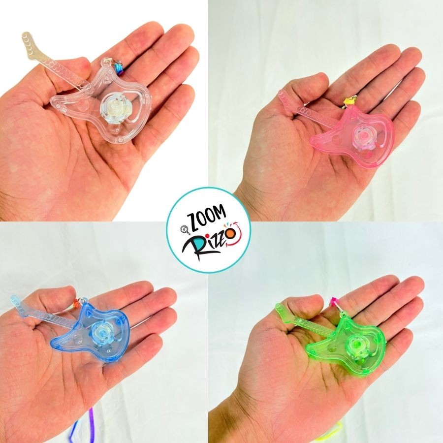 Colar Pisca Pisca De Guitarra - Sortidos - 9cm - 1 unidade - Rizzo