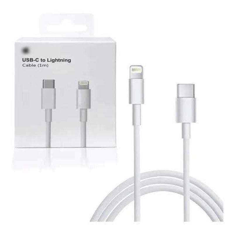 Cabo Carregador Lightning 1M USB-C Iphone Turbo 20W - Contém 1 Unidade em Oferta na Shopee