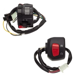 Kit Par Punho Interruptor Luz Partida Pisca P/ Moto Yamaha Fazer 250 (2006 - 2010)