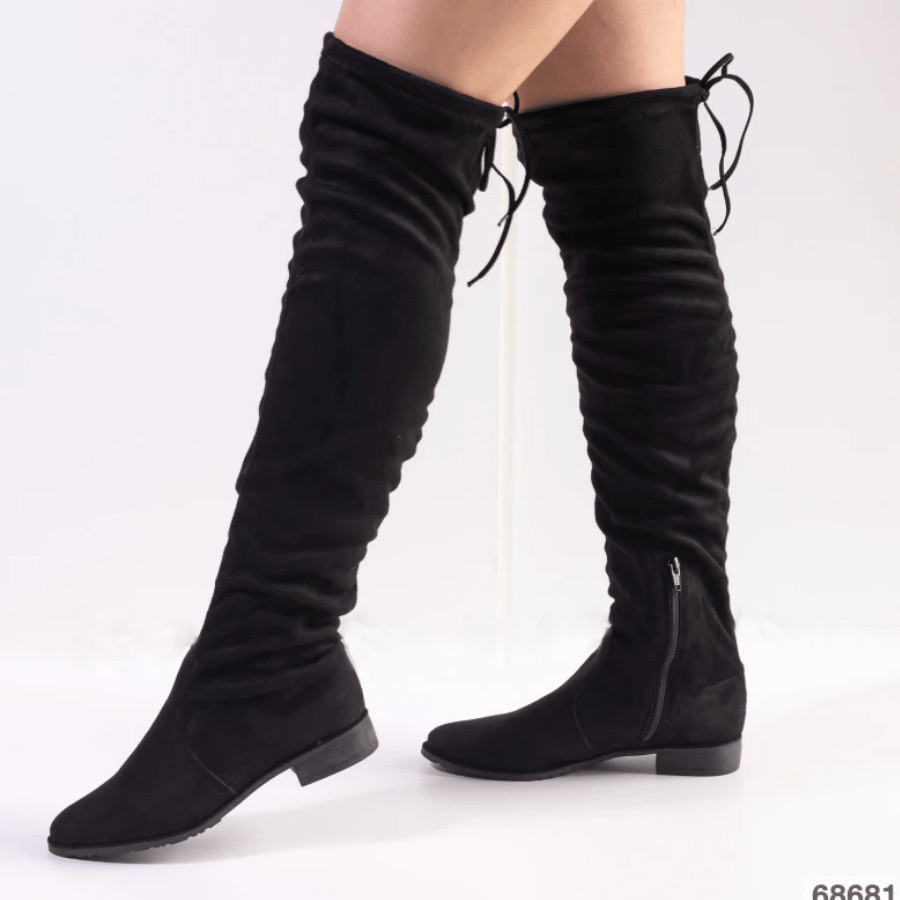 Bota Over Feminina Rasteira: Onde Comprar | BuscaProdutos