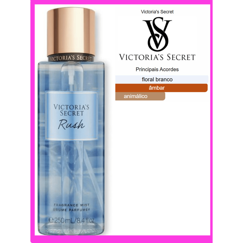 Perfume Feminino Victorias Secret Rush Body Splash Corporal 250ml | Original