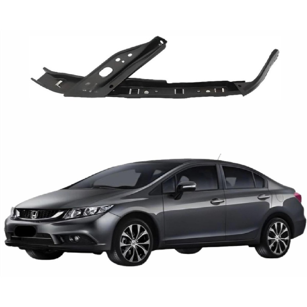 Suporte Guia Farol New Civic 2012 2013 2014 Esquerdo