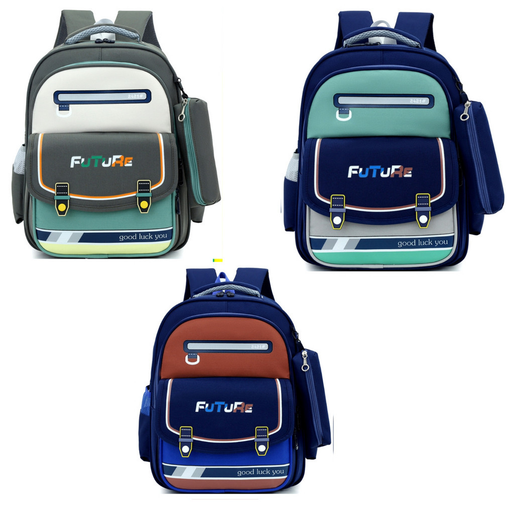 Mochila Escolar Infantil Multifuncional de Grande Capacidade - Design de Cartoons para Meninas YB-306# bosco em Oferta na Shopee