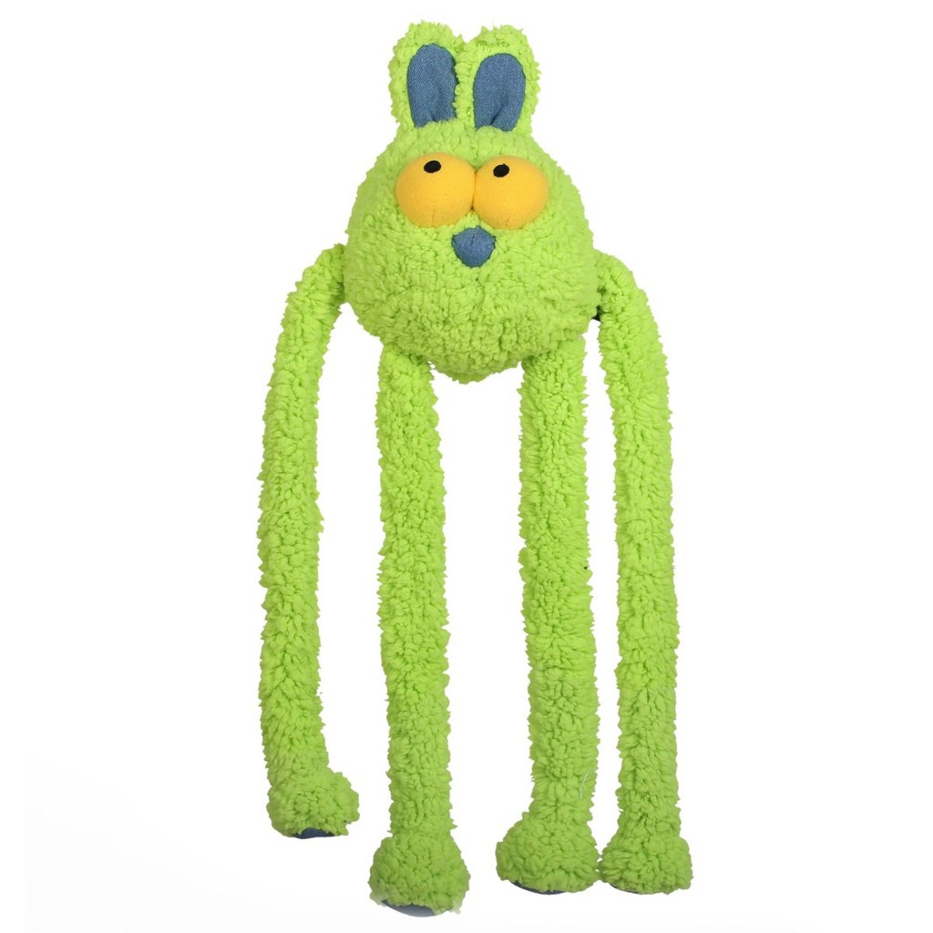 Coelho Puxa-Puxa Verde Brinquedo de Pelúcia p Cães da Petta