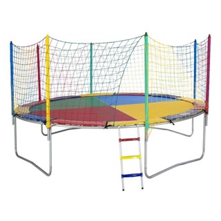 Cama Elástica Pula Pula 3,05m Colorida Nacional PapiBrink em Oferta na Shopee