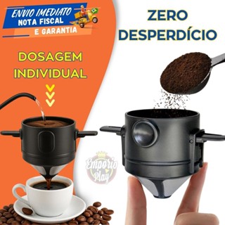Mini Coador de Café Chá Filtro para Cafe Reutilizavel Drip Coffee Portatil em Oferta na Shopee