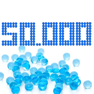 50.000 Bolinhas De Gel para Arminha Orbeez de munição lançador 7-8mm em Oferta na Shopee