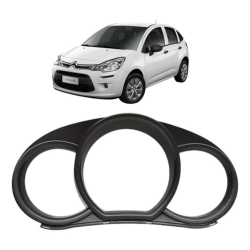 Moldura Painel Instrumentos Velocímetro Citroen C3 2013 2017