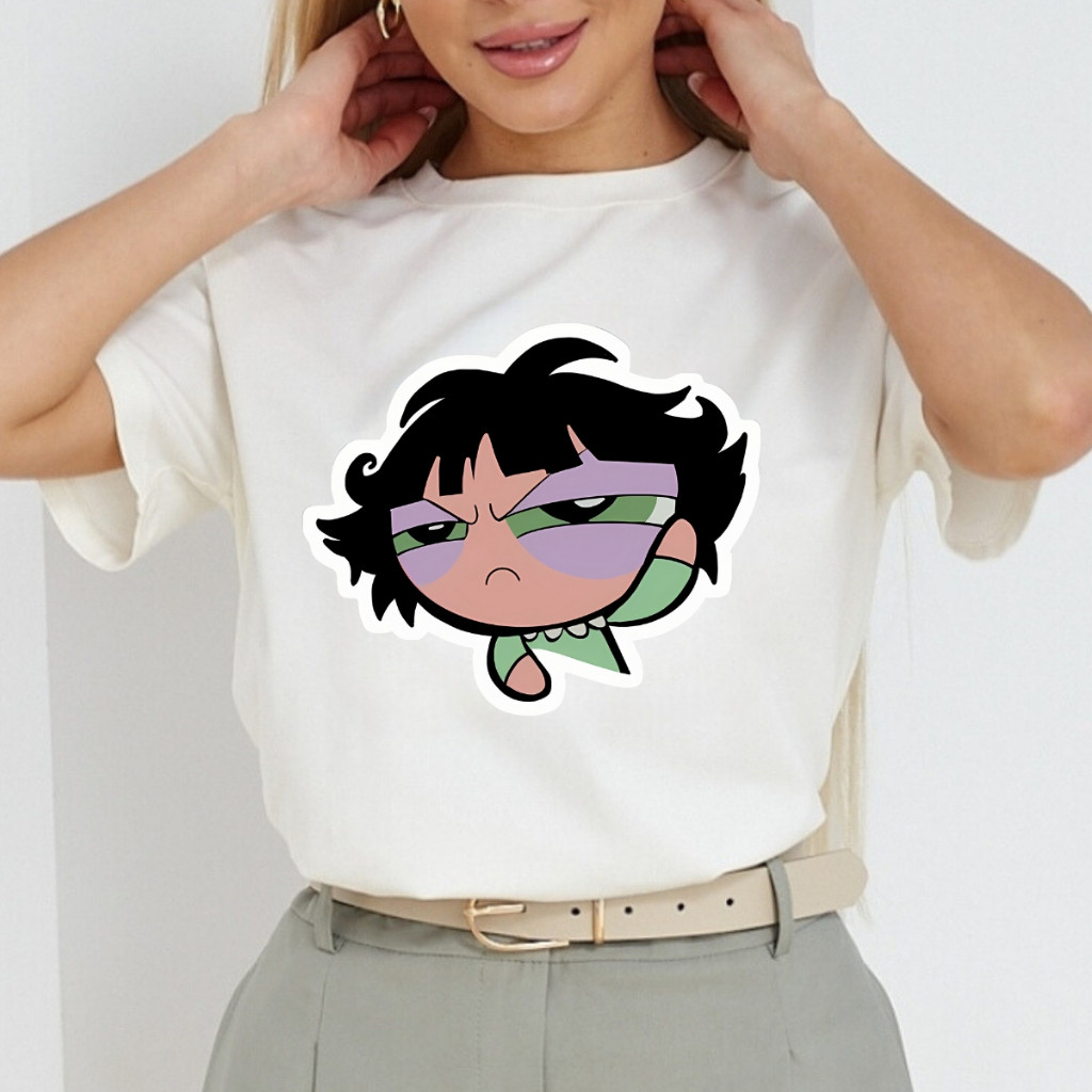 Camiseta  As Meninas Superpoderosas Docinho Camisa Feminina 100% Algodão Premium Plus Size
