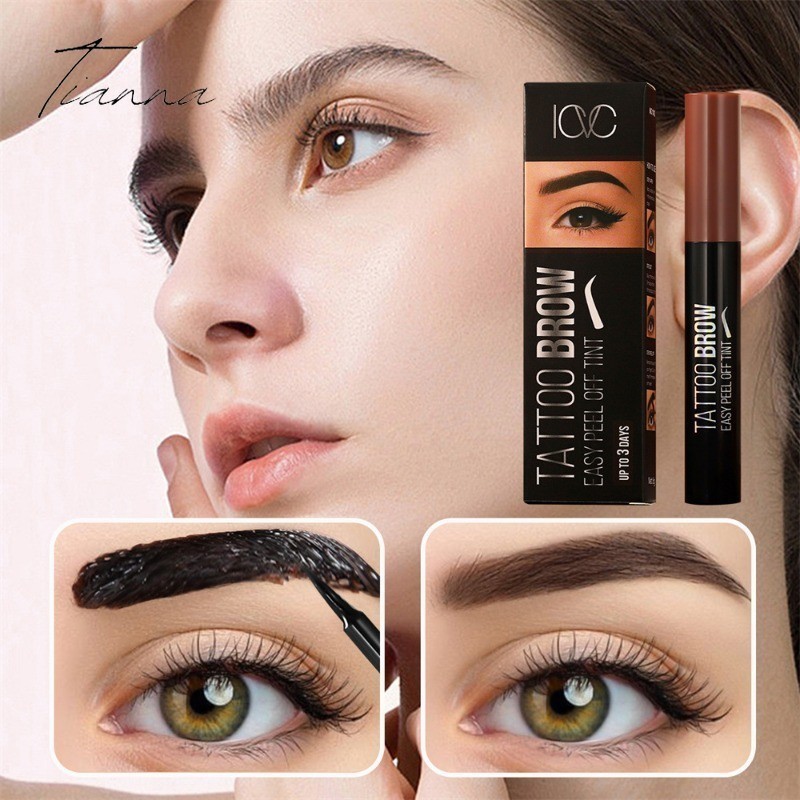 ICVC À Prova D'água Sobrancelha Tatuagem Gel Brow Tint Peel Off Dye Eye Cosméticos
