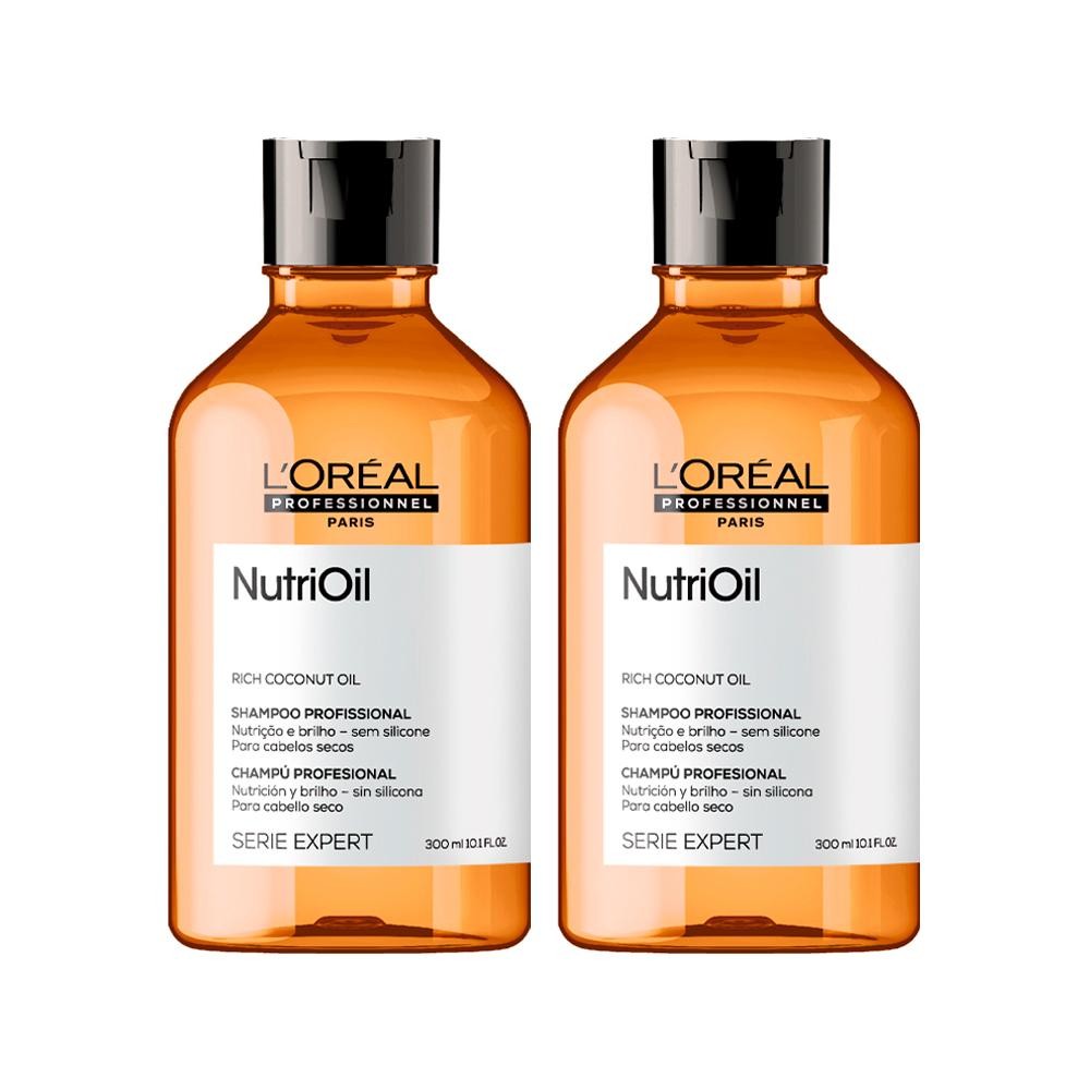 Kit L'Oréal Professionnel Serie Expert Nutriol - Shampoo 300 ml - 2 Unidades - Beauty