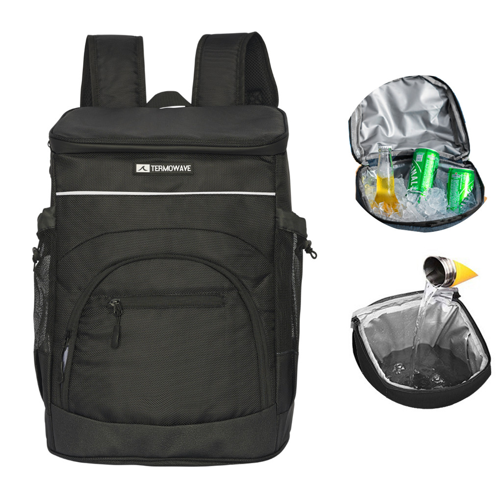 Mochila Térmica Termowave Bolsa Cooler Caixa Bebidas Praia Pesca Camping Cerveja Trilha Trekking