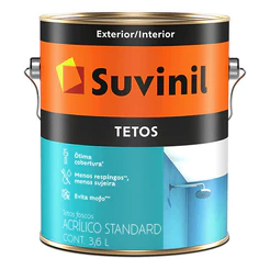 Tinta Anti Mofo Para Tetos Suvinil Branco 3,6l