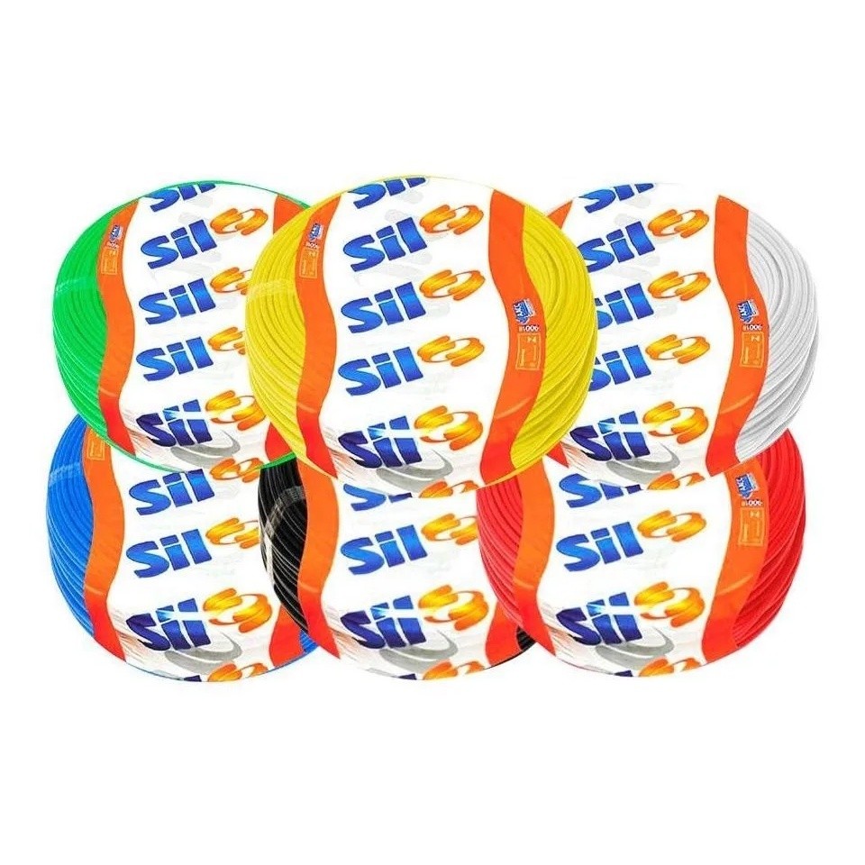 Fio Cabo Flexível 4mm 50 Metros Sil Cores em Oferta na Shopee