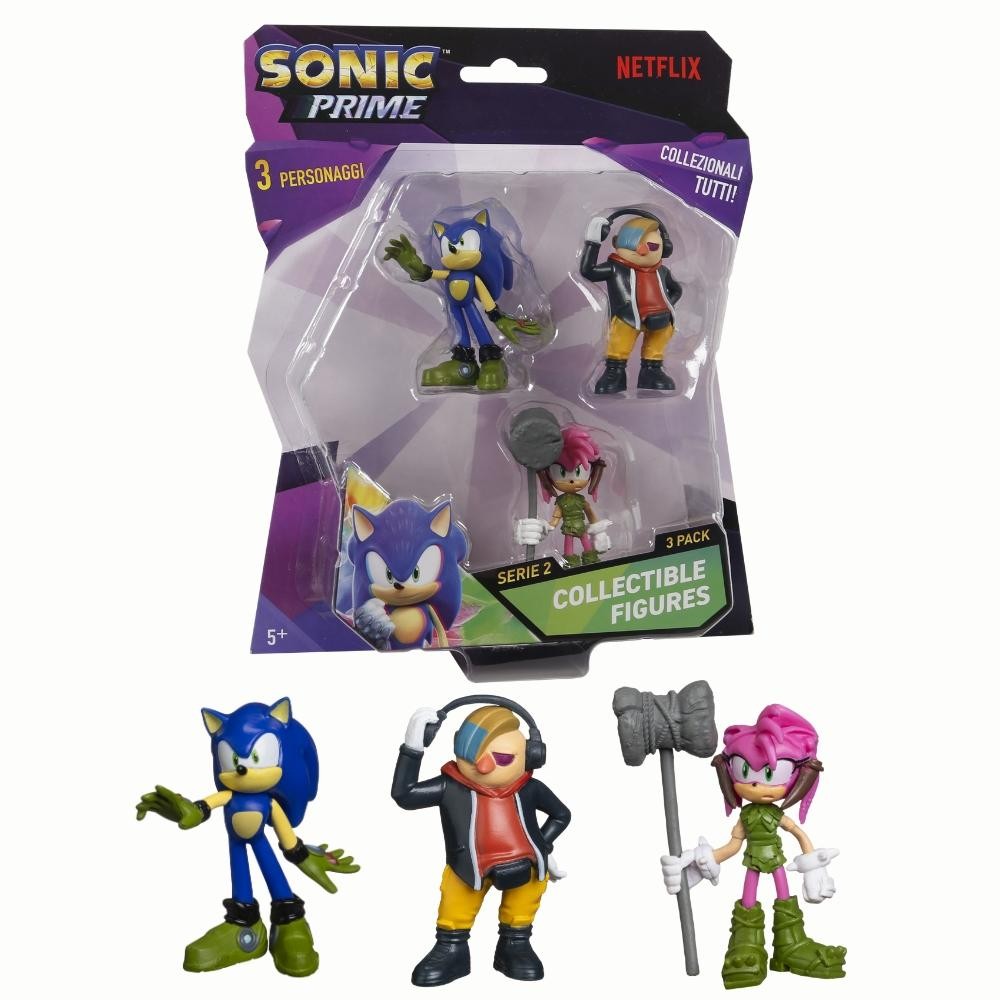 Kit 3 Bonecos Col 6,5cm Sonic, Dr. Don't e Thorn Rose - Hobbies & Collections