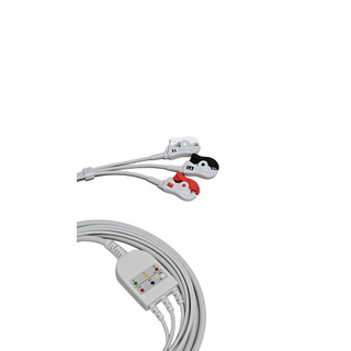 Cabo de ECG SDM  3 vias - Padrão Dixtal  -  Garra