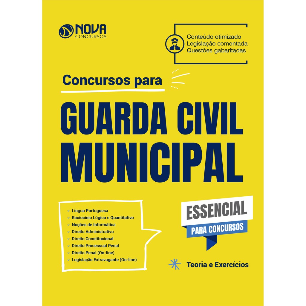 Imagem Apostila Essencial para Concursos - Guarda Civil Municipal