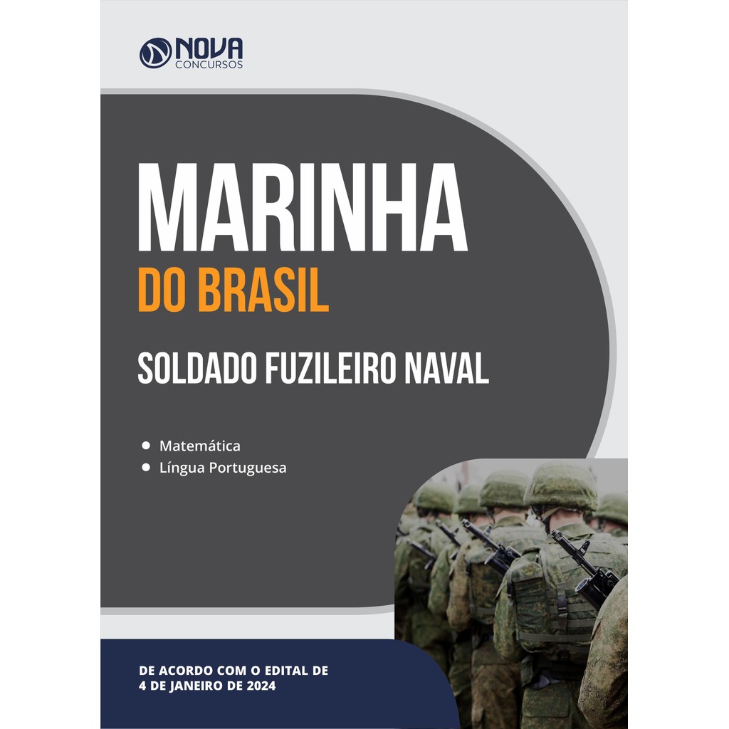 Imagem Apostila Marinha do Brasil 2024 - Fuzileiro Naval – Soldado