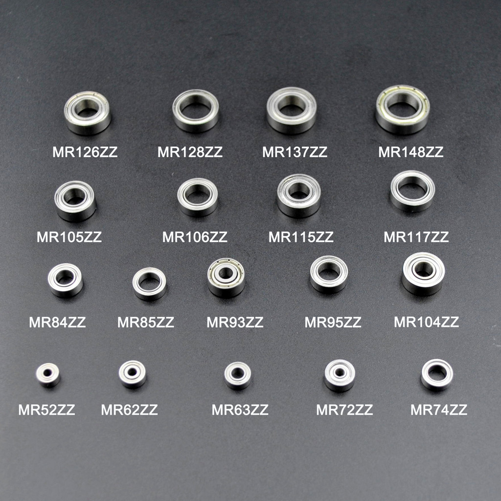 10 Peças MR52 MR62 MR72 MR63 MR93 MR74 MR84 MR104 MR85 MR95 MR105 MR115 MR106 MR126 MR117 MR137 ZZ Rolamentos De Esferas