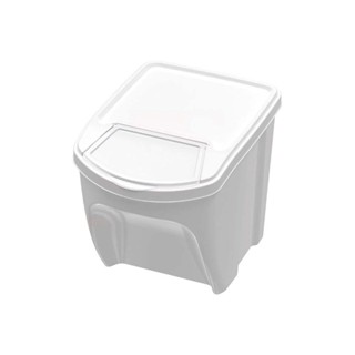 Lixeira Empilhável 20 L Plasútil Branca em Oferta na Shopee