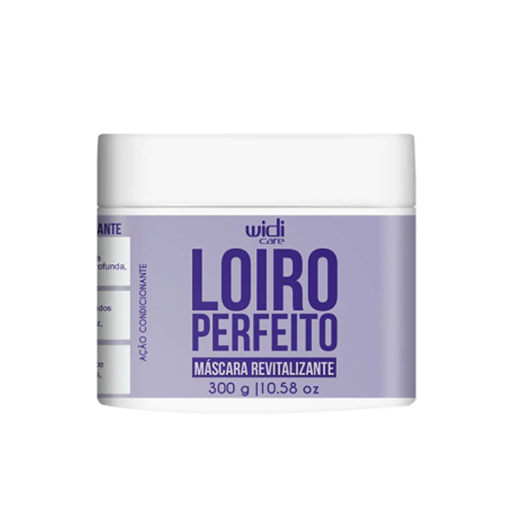 Mascara Revitalizante Loiro Perfeito Widi Care 300g em Oferta na Shopee