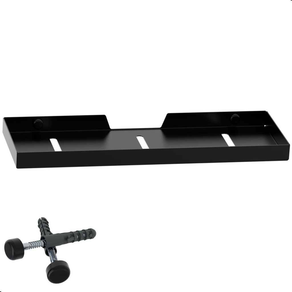 Porta Shampoo De Banheiro Preto Suporte Para Parede SF.MAX em Oferta na Shopee