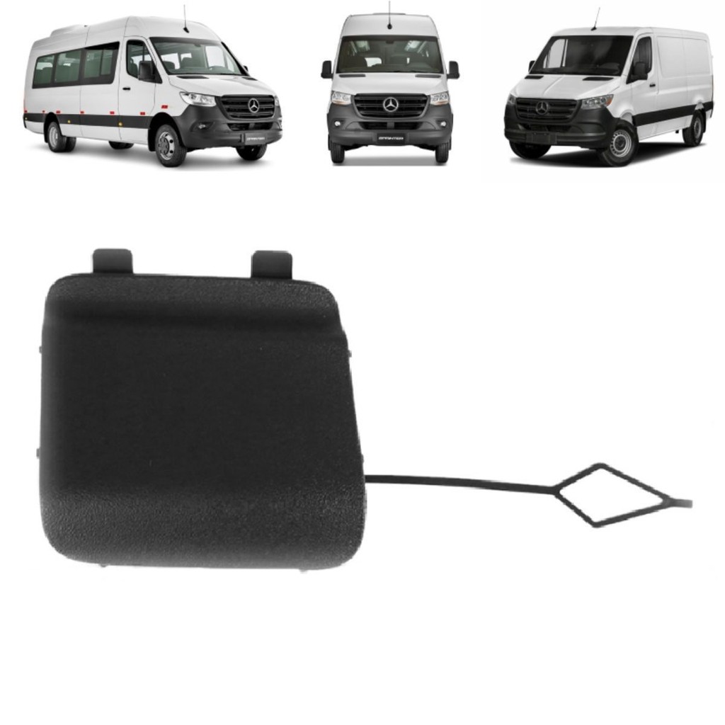 TAMPA DO REBOQUE DO PARACHOQUE DIANTEIRO SPRINTER 2020 A 2022 ORIGINAL - A91088506009K83