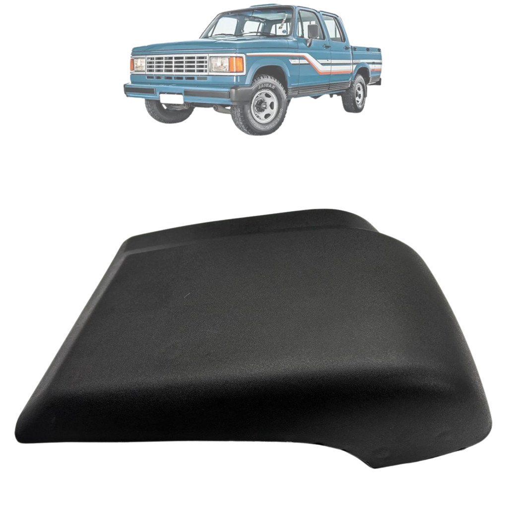 Ponteira Para-choque Preta GM D20 1985 Até 1996