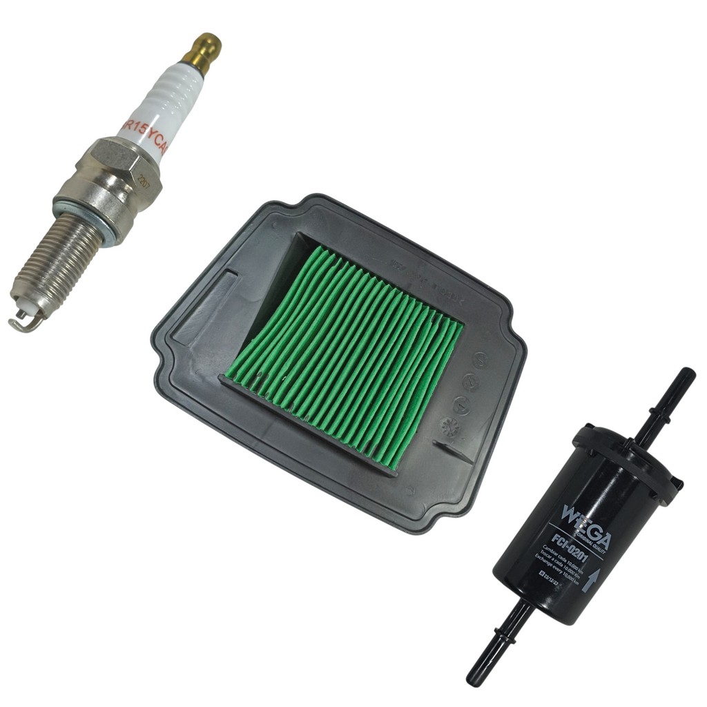 Kit Vela Filtro Combustível Ar Biz 110i 2016 2017 2018 2019 a 2024 Biz 125 2011 2012 2013 2014 2015 em Oferta na Shopee