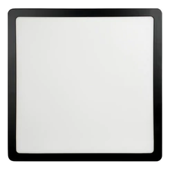 Painel Plafon LED Quadrado Sobrepor Preto Foxlux | design moderno, iluminação eficiente