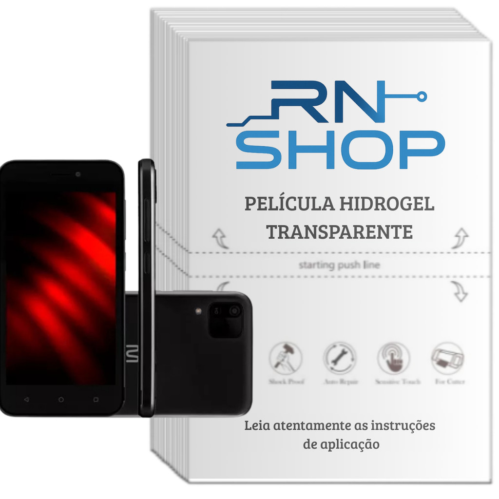 Película de Hidrogel HD Celular Multilaser Todos os Modelos H F E G MAX PRO 2 P9128 P9119 G2 MS80X MS40G LITE P9150