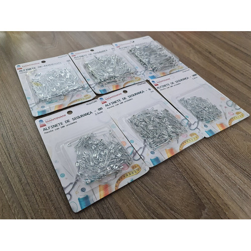 Kit Alfinete De Segurança 600 Unidade Diversos Tamanhos