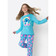 Pijama infantil Menina Manga Longa Com Calça 2 Peças Algodão Teen Stitch Disney Puket
