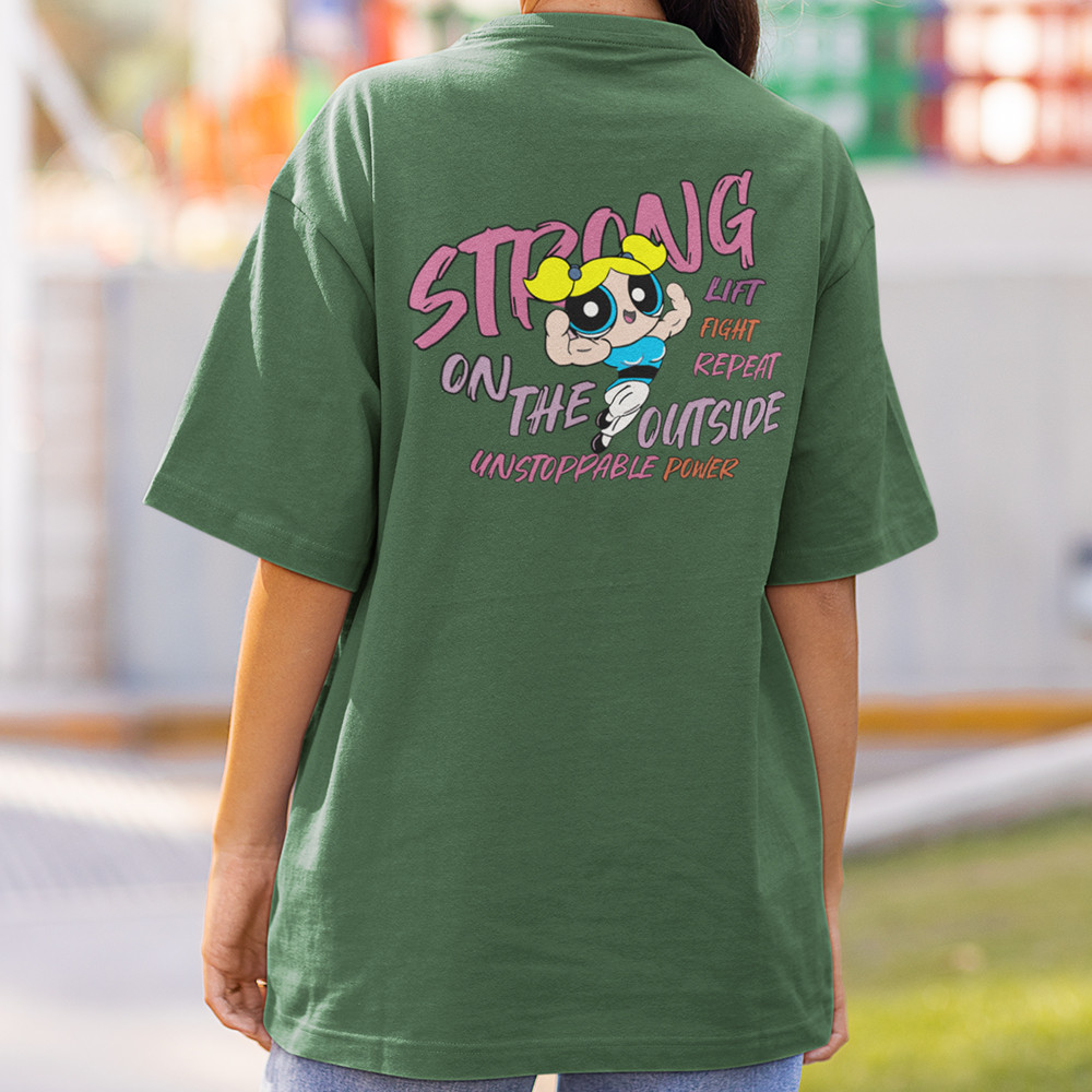 Camiseta Lindinha Camisa De Treino Desenho Meninas Super Poderosas Algodão