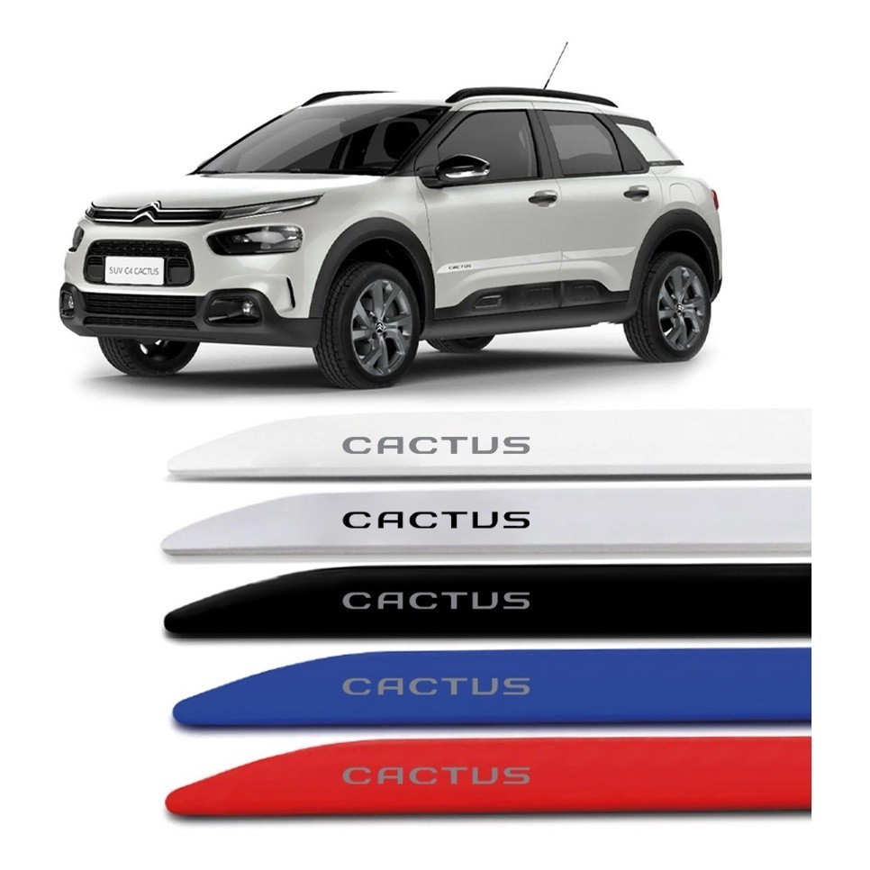 Friso Lateral Citroen C4 Cactus 2019 2020 2021 2022 Jogo 4pç