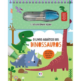Livro Aquabook O livro aquático dos dinossauros em Oferta na Shopee
