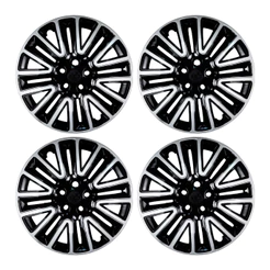 Calota Aro 16" Preto/Prata Modelo Toro/Tracker/T-Cross Jogo c/4 Calotas Grid - 002CP-PBP-E