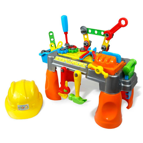 Bancadinha de Ferramentas com Capacete Maral - Mom & Baby