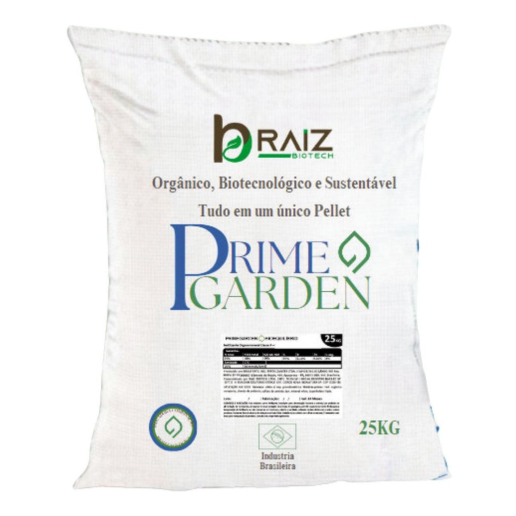 Adubo Fertilizante para Flores Supergarden 25kg NPK 05-08-08 Orgânico Mineral com Boro e Zinco para Jardim e Floração