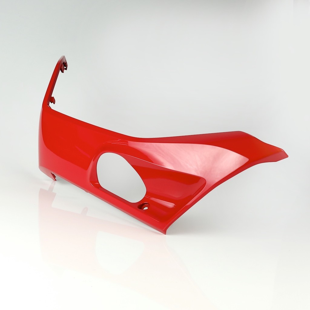 Tampa Lateral Piso Esquerda Pcx 150 Sport 2019 Vermelho para moto Prata Original Honda