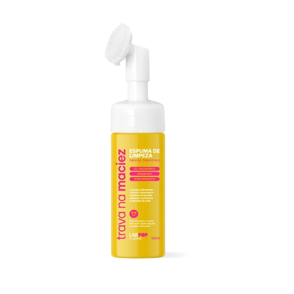 Espuma Limpeza Facial Trava na Maciez Labpop Labotrat 130ml - Beauty