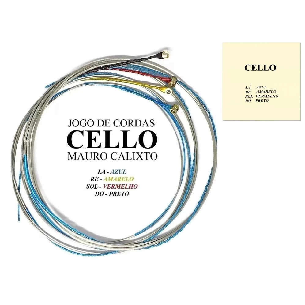 Jogo de Cordas Violoncelo / Cello  4/4 - Mauro Calixto