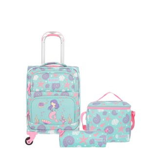 Conjunto Mochila Escolar Infantil Xtrem Speedy Pack Sereia Verde Água em Oferta na Shopee