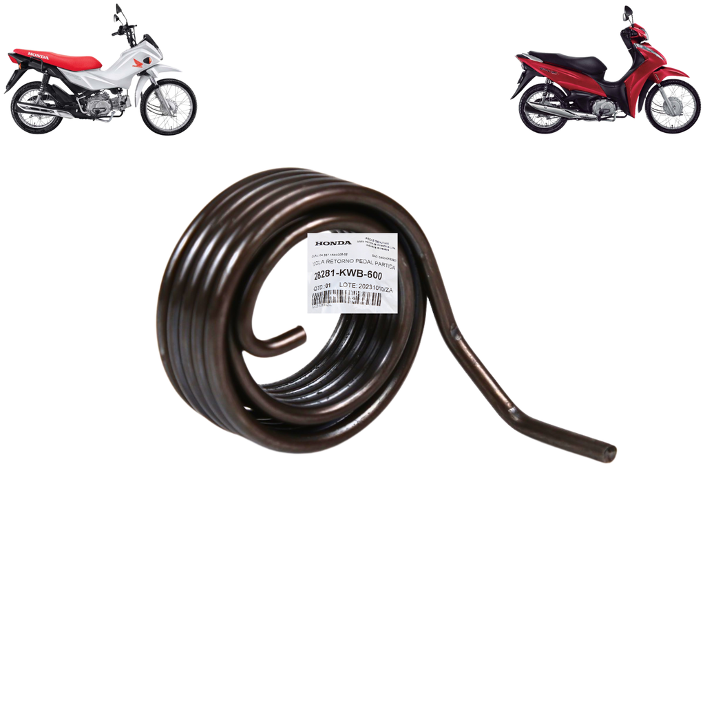 Mola Pedal Partida Biz 110i 2016 A 2017 Pop 110i 2016 A 2024 - Spare Parts and Accessories for Vehicles