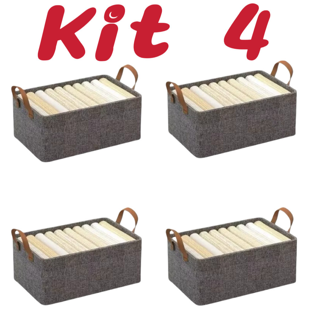 Kit 4   Organizador De Calça Jeans/Organizador De Guarda Roupa Arrumados/Separador De Roup...